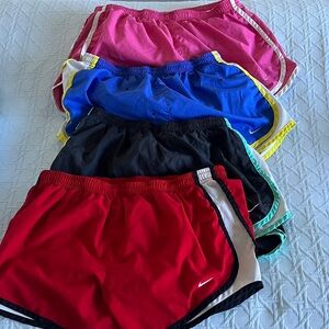Nike Women's Assorted Athletic Shorts - Red, Pink, Blue, Black